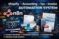 Shopify → Accounting → Tax → Invoice Automation System