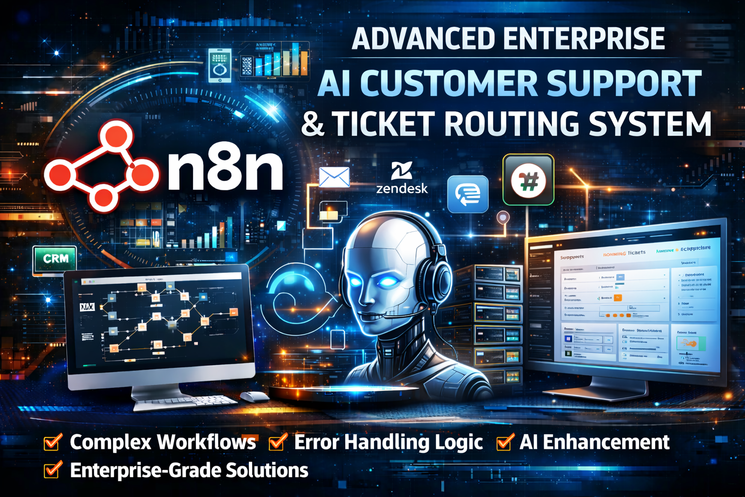 Enterprise AI Customer Support & Ticket Routing Brain